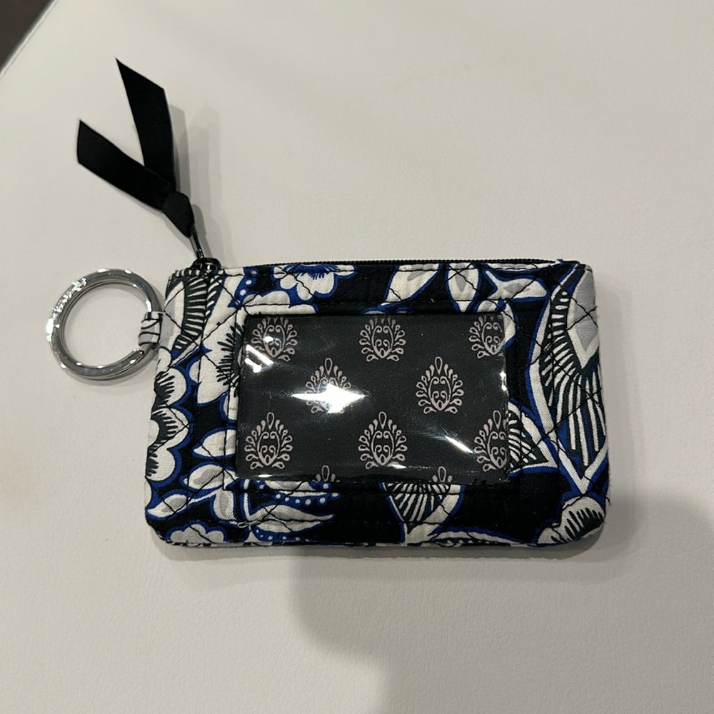 Vera Bradley zip case cardholder wallet